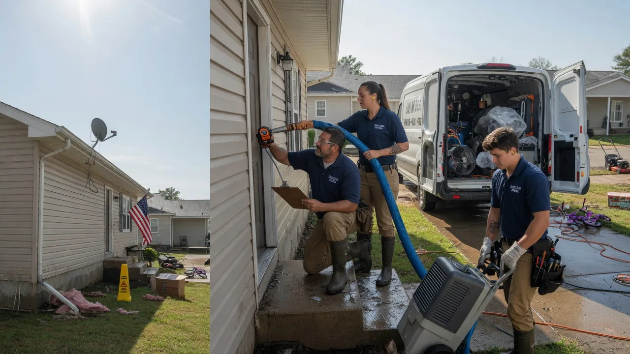 Ceiling Water Damage Restoration in Newport, VA near me